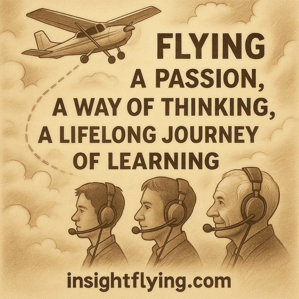 Flying, Passion, A Lifelong Journey of Learning