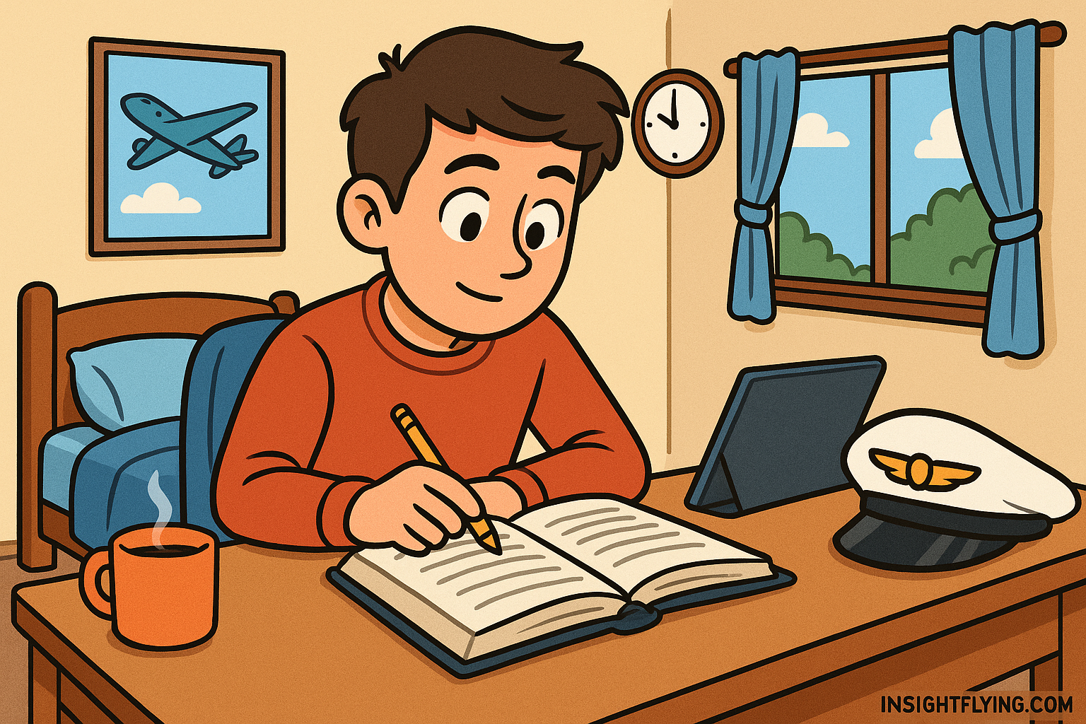 to become a pilot