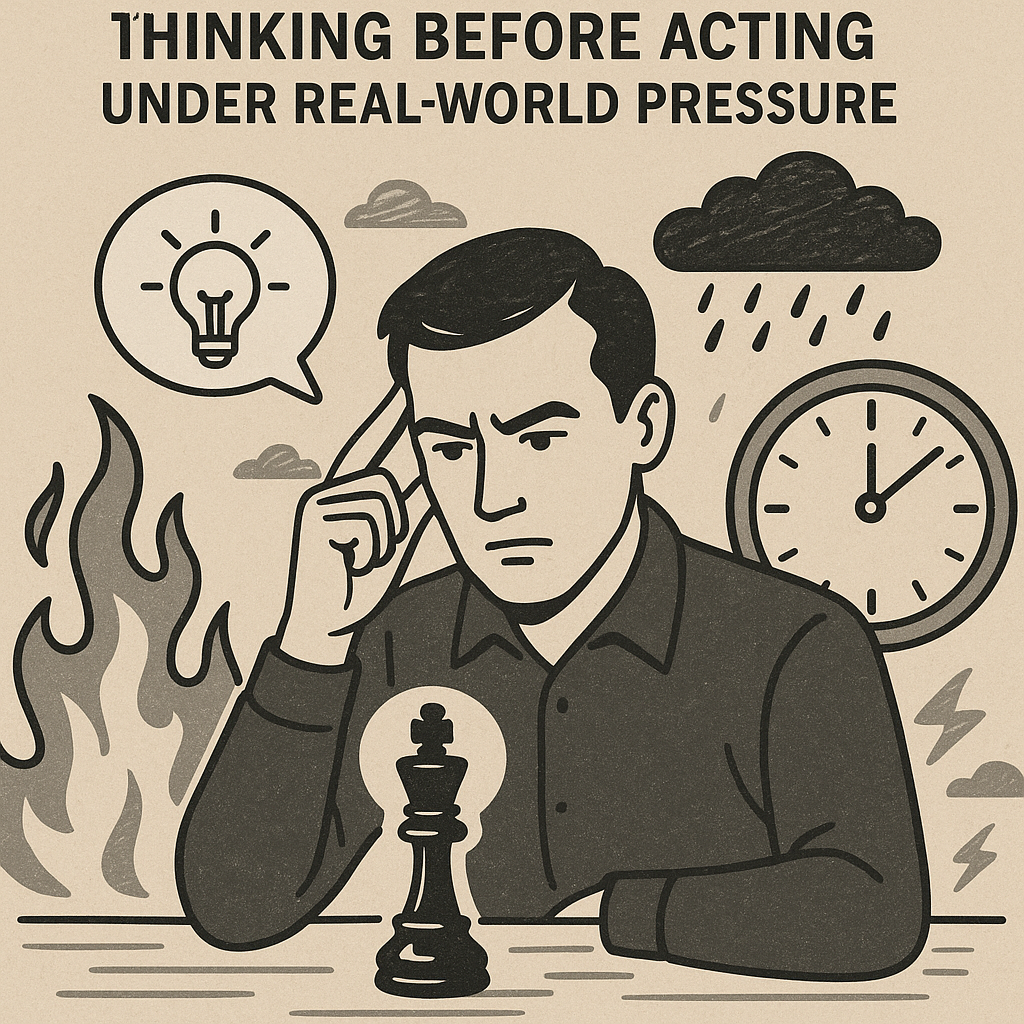 Think before acting