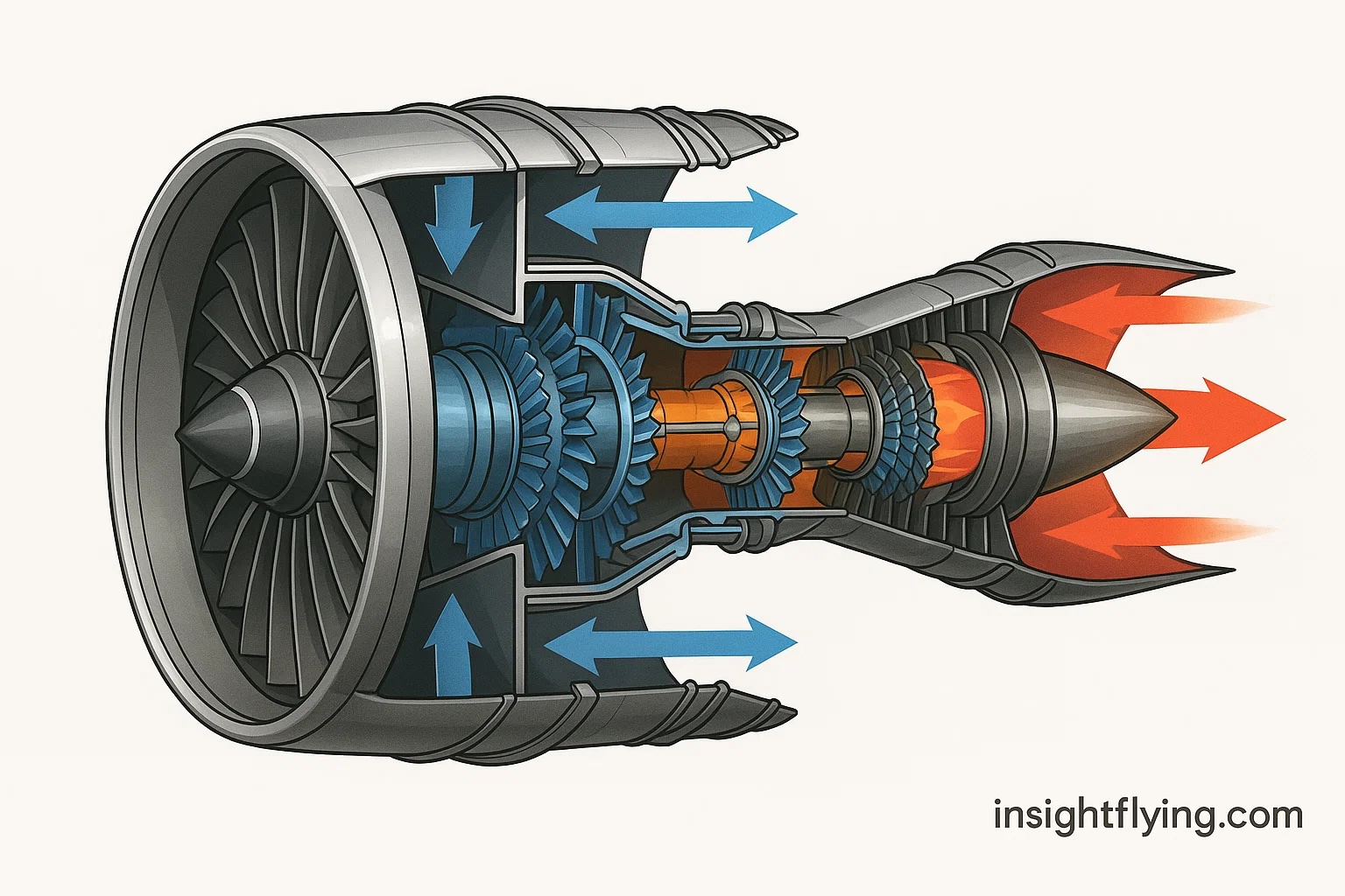 Jet Engine cross-section