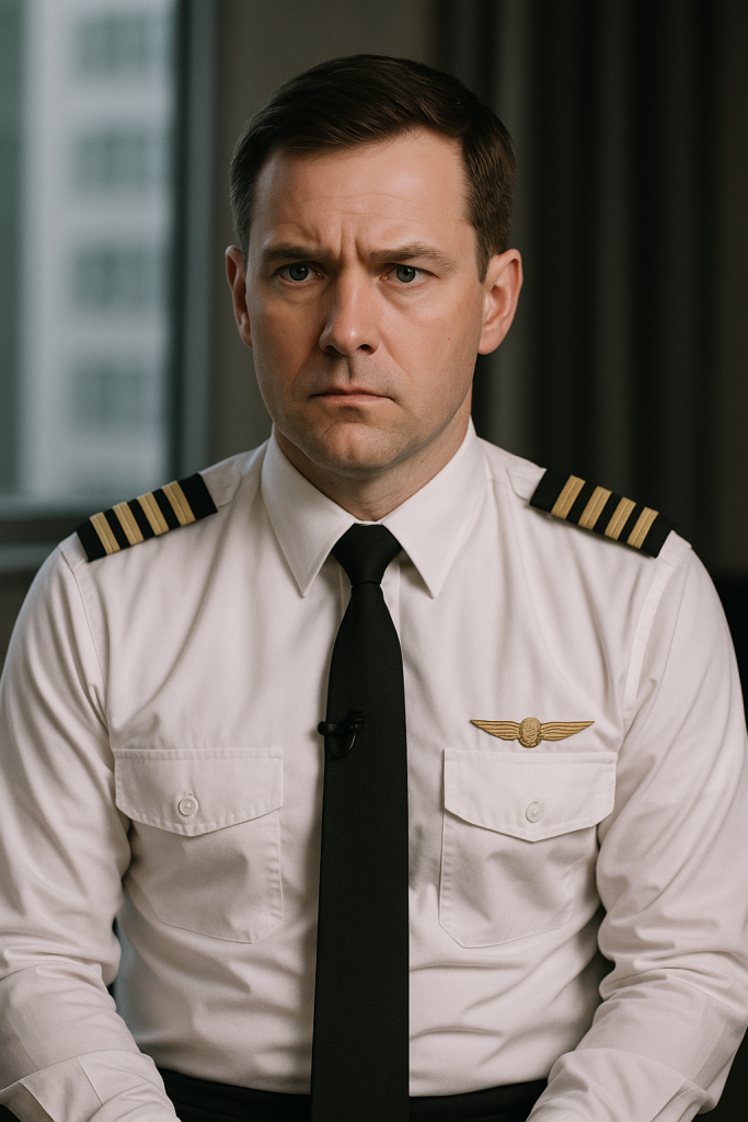 Captain in tension