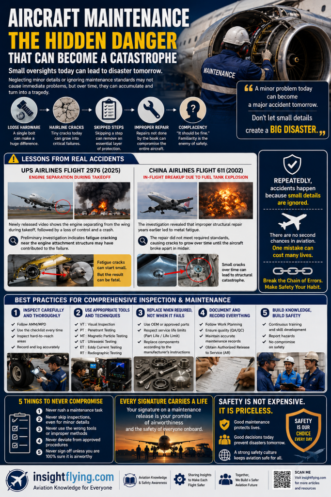 Aircraft Maintenance, The Hidden Danger