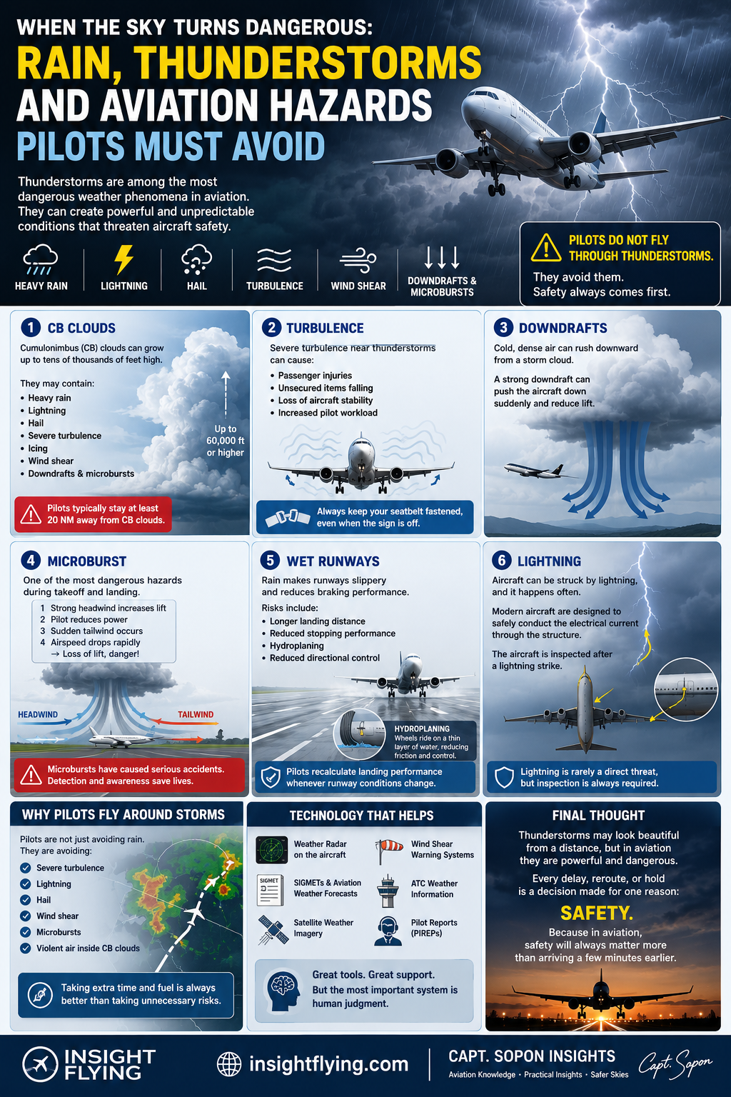 The Natural Hazards, Rain, Thunderstorm, Microburst, CB