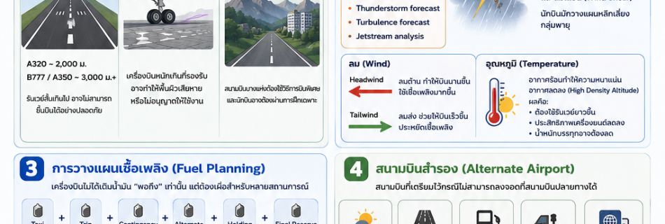 Flight Plan เบื้องหลังการบินคือการวางแผนก่อนบิน