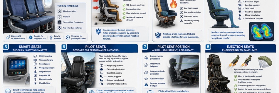 Technology of the aircraft seats
