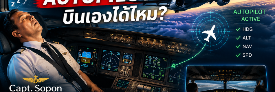 ถ้านักบินหลับ Autopilot บินเองได้ไหม