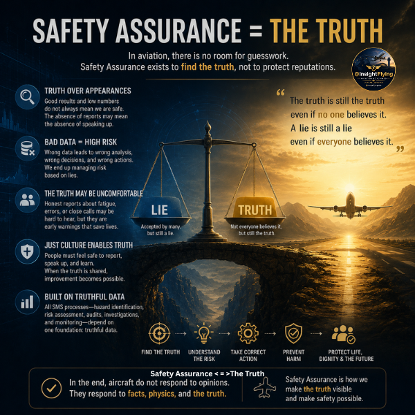 The relation of safety assurance and the truth