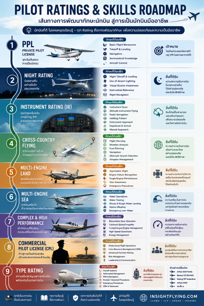 Pilot ratings and skills