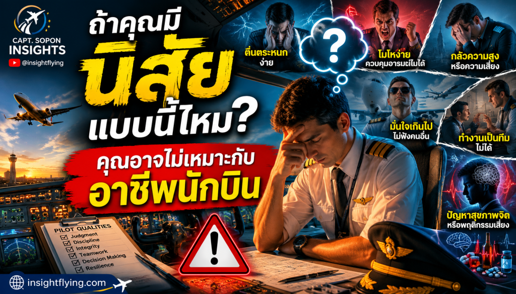 นิสัยที่ไม่เหมาะจะเป็นนักบิน