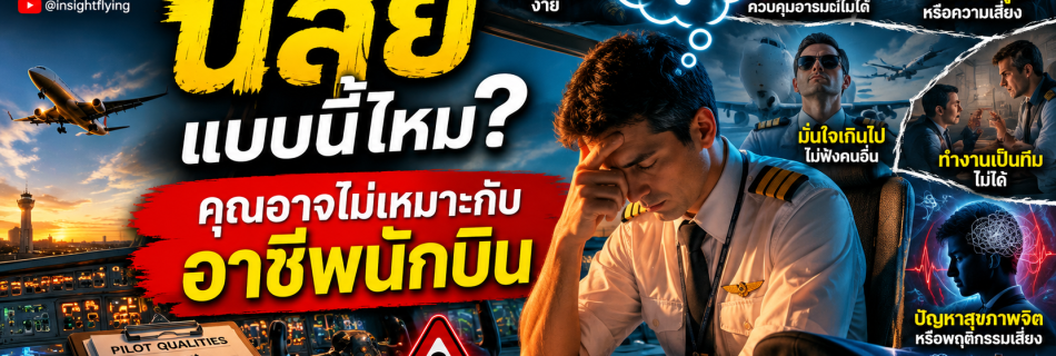 นิสัยที่ไม่เหมาะจะเป็นนักบิน