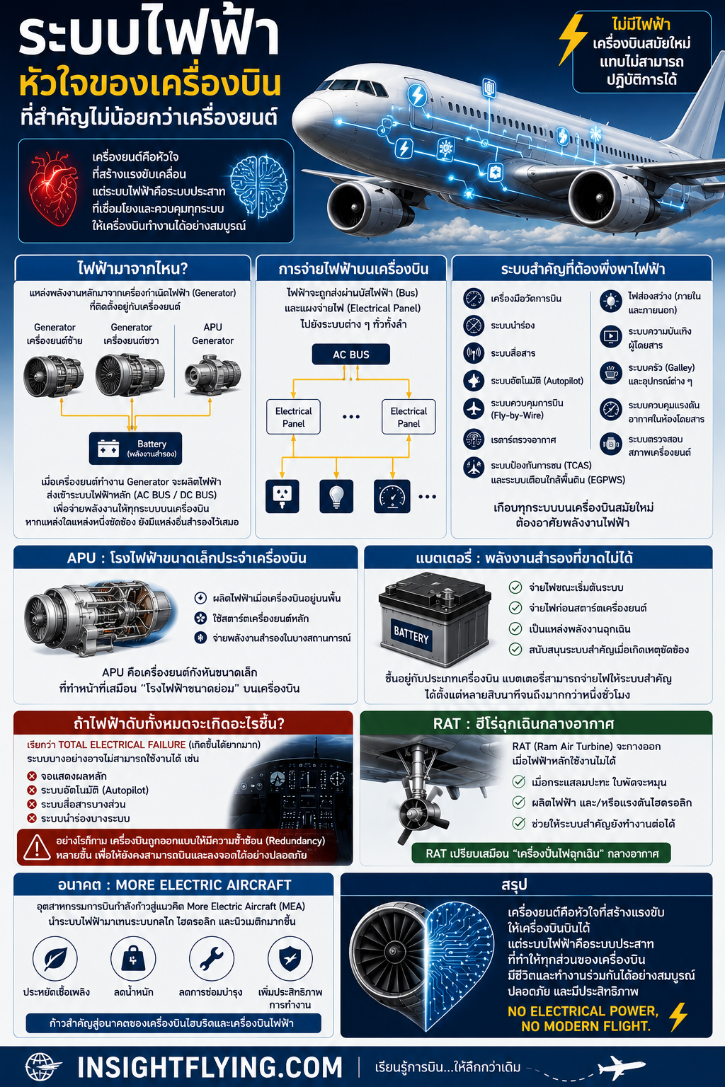 ระบบไฟฟ้าบนเครื่องบิน