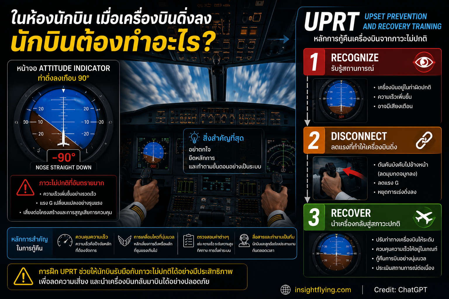 Cockpit UPRT overview