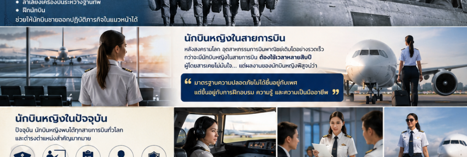 นักบินหญิง จากอดีตสู่อนาคต